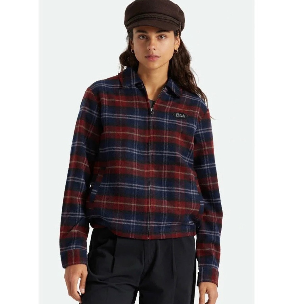 Brixton Utopia Cordovan Bomber Jacket